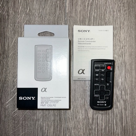 Sony RMTDSLR2 Wireless Remote Control for Alpha NEX in Black